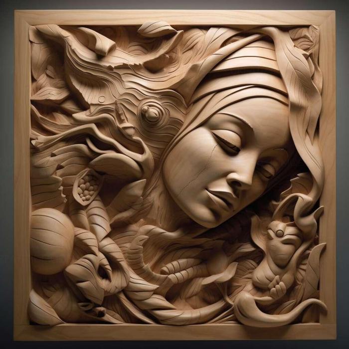 نموذج ثلاثي الأبعاد لآلة CNC 3D Art 